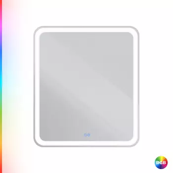Зеркало Cezares Multicolore 70х80 со встроенной разноцветной подсветкой RGB и сенсорным выключателем