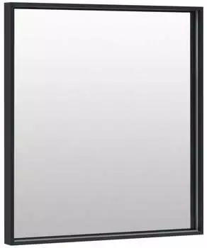 Зеркало De Aqua Алюминиум 70 с LED подсветкой, черный