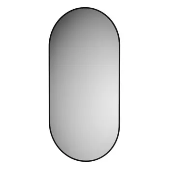 Зеркало Defesto AURA DF 2926 60х120 см, с LED-подсветкой, без выключателя, нейтральный белый свет, рама черная