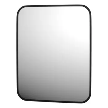 Зеркало Defesto AURA DF 2963 50х60 см, с LED-подсветкой, без выключателя, нейтральный белый свет, рама черная