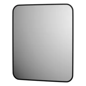 Зеркало Defesto AURA DF 2966 60х70 см, с LED-подсветкой, без выключателя, нейтральный белый свет, рама черная