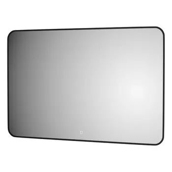 Зеркало Defesto AURA DF 2970SH 120х80 см, с LED-подсветкой, сенсорный выключатель, нейтральный белый свет, рама черная