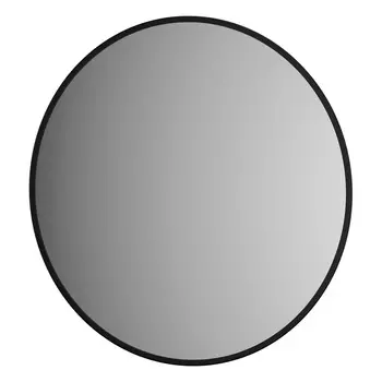 Зеркало Defesto AURA DF 2983 60х60 см, с LED-подсветкой, без выключателя, нейтральный белый свет, рама черная