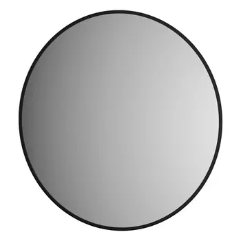 Зеркало Defesto AURA DF 2984 70х70 см, с LED-подсветкой, без выключателя, нейтральный белый свет, рама черная