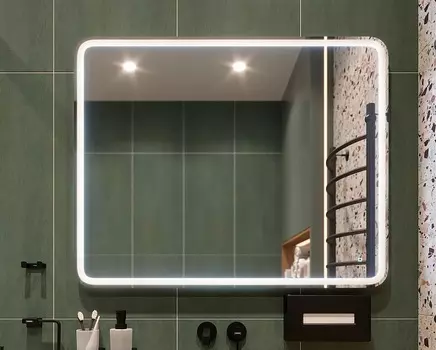 Зеркало DIWO Коломна 100х80 с подсветкой, сенсорный выключатель (ЗЛП122)