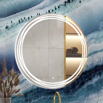 Зеркало DIWO Муром 77 с подсветкой, белый