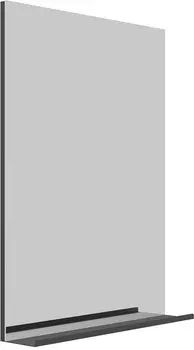 Зеркало DIWO Смоленск 60 с полкой, черное (ВП01)