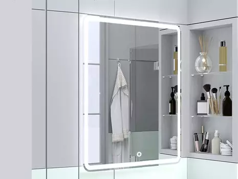 Зеркало Emmy Моника 50х80 с Led подсветкой, сенсорным выключателем
