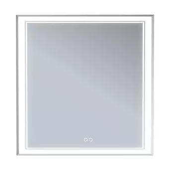 Зеркало Emmy Веста Люкс 80х80 с подсветкой, сенсорным выключателем, функция антизапотевания