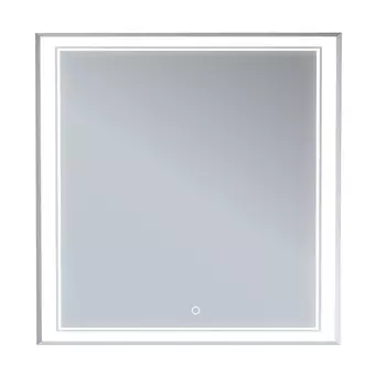 Зеркало Emmy Веста Стандарт 80х80 с подсветкой, сенсорным выключателем