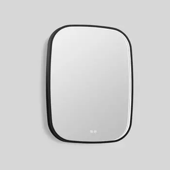 Зеркало Esbano ES-3311JD 70х90 с подсветкой, черное матовое