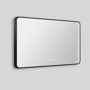 Зеркало Esbano ES-3311RDP 80х60 с подсветкой, черное матовое