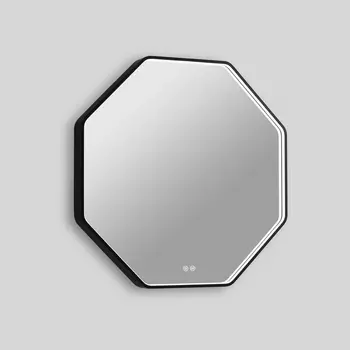 Зеркало Esbano ES-3311XD 80х80 с подсветкой, черное матовое