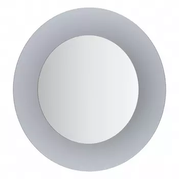 Зеркало EVOFORM Double BY 0315 на цветном основании 80x80 см графит
