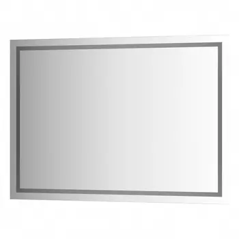 Зеркало EVOFORM Ledline BY 2137 со светильником 100x70 см