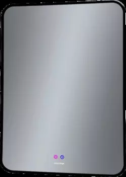 Зеркало Grossman Elegans-норма Black 60 с подсветкой, подогревом и сенсорным выключателем