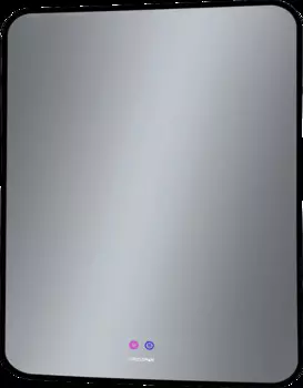 Зеркало Grossman Elegans-норма Black 70 с подсветкой, подогревом и сенсорным выключателем