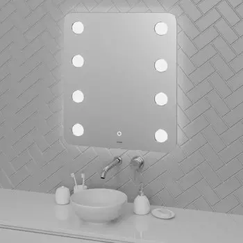 Зеркало Grossman Neon 70 LED с сенсорным выключателем и гравировкой