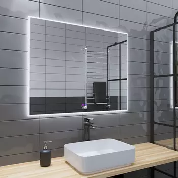 Зеркало Grossman Pragma-норма 100 с подсветкой, подогревом и сенсорным выключателем