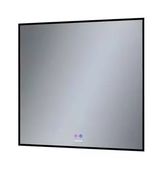 Зеркало Grossman Pragma-норма Black 80 с подсветкой, подогревом и сенсорным выключателем