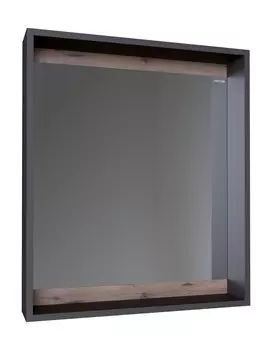 Зеркало Grossman Смарт 60 с полкой графит