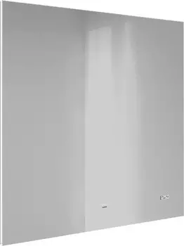 Зеркало Jorno Kvadro 80 с подсветкой и часами