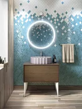 Зеркало Kerama Marazzi Cono CO.mi.P.70\WHT с LED-подсветкой белое матовое