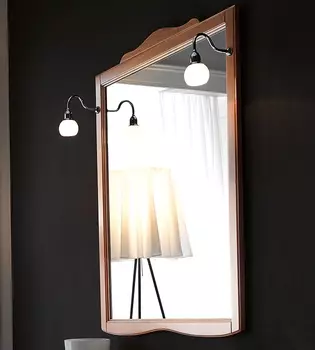 Зеркало Kerasan Retro 92 орех