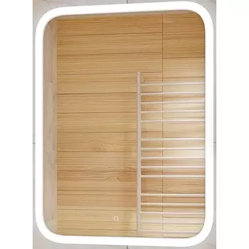 Зеркало Континент Glamour LED 60х80 с подсветкой, с сенсорным выключателем