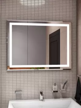 Зеркало Континент Торрес Люкс 80х60 с подсветкой