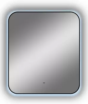 Зеркало Континент Torry Led 600х700 с фоновой подсветкой, бесконтактным сенсором, черной окантовкой