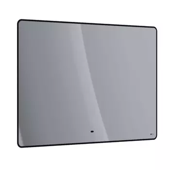 Зеркало Lemark Mioblack 120х80 см с подсветкой и подогревом, черное