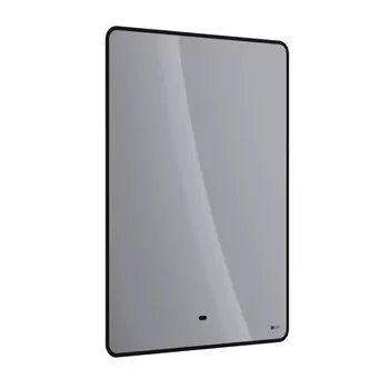 Зеркало Lemark Mioblack 60х80 см с подсветкой и подогревом, черное