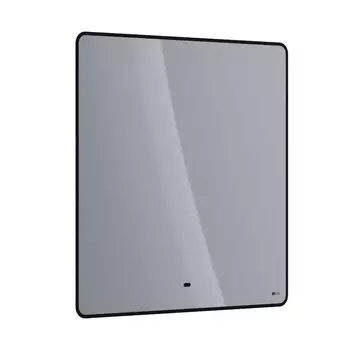 Зеркало Lemark Mioblack 80х80 см с подсветкой и подогревом, черное