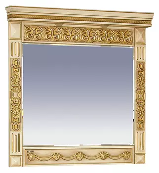 Зеркало Misty Беатрис 100 бежевое, патина