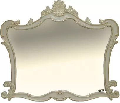 Зеркало Misty Bianco 90 бежевое сусальное золото