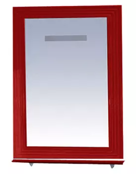 Зеркало Misty Европа 60 красное, с подсветкой