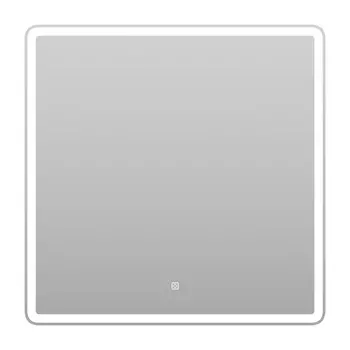 Зеркало Misty Капелла 70х70 с подсветкой, белый