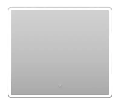 Зеркало Misty Капелла 80х70 с подсветкой, белый