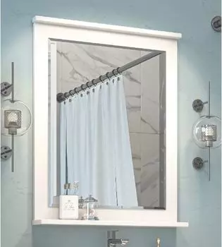 Зеркало Misty Марта 60 белый глянец