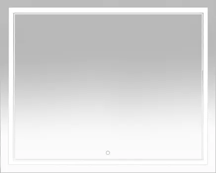 Зеркало Misty Неон 2 LED 100x80, сенсор на зеркале