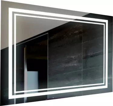 Зеркало Misty Неон 2 LED 120х80, сенсор на зеркале