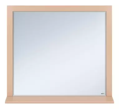 Зеркало Misty Сахара 90 с полкой, песочное