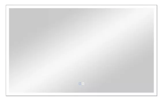 Зеркало Misty Веритате 100х60 с подсветкой, серый