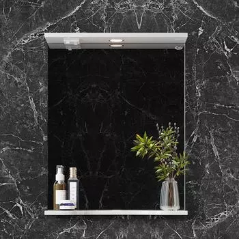 Зеркало Onika Коралл 55 с подсветкой, белое