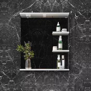 Зеркало Onika Коралл 60 с подсветкой, белое