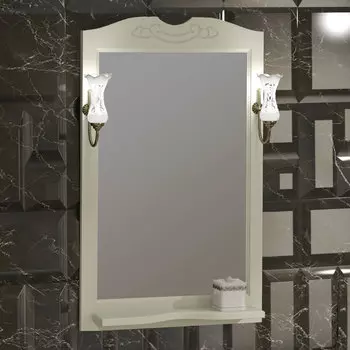 Зеркало Opadiris Клио/Брунелла 65 слоновая кость