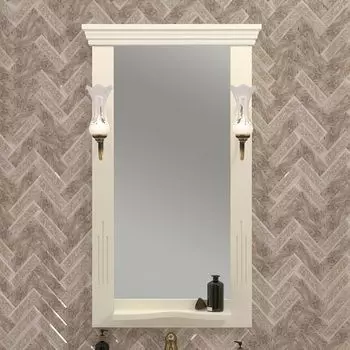 Зеркало Opadiris Риспекто 55 слоновая кость