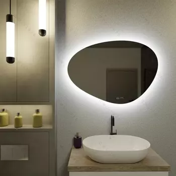 Зеркало Owl 1975 Ark 100х70 LED треугольное