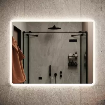 Зеркало Sancos Arcadia 90 с подсветкой, с сенсорным выключателем